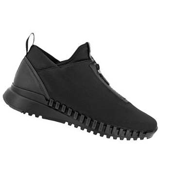 Ecco Zipflex Slip On Gtx Joggesko Herre Svarte | NO 675FDN